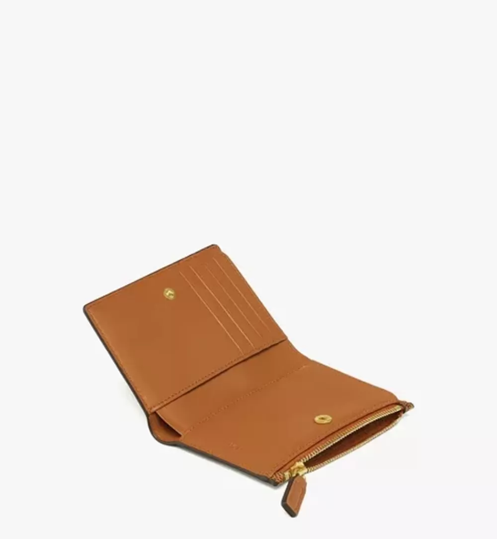 MCM Worldwide Small Wallets | Himmel Bifold Snap Wallet In Lauretos