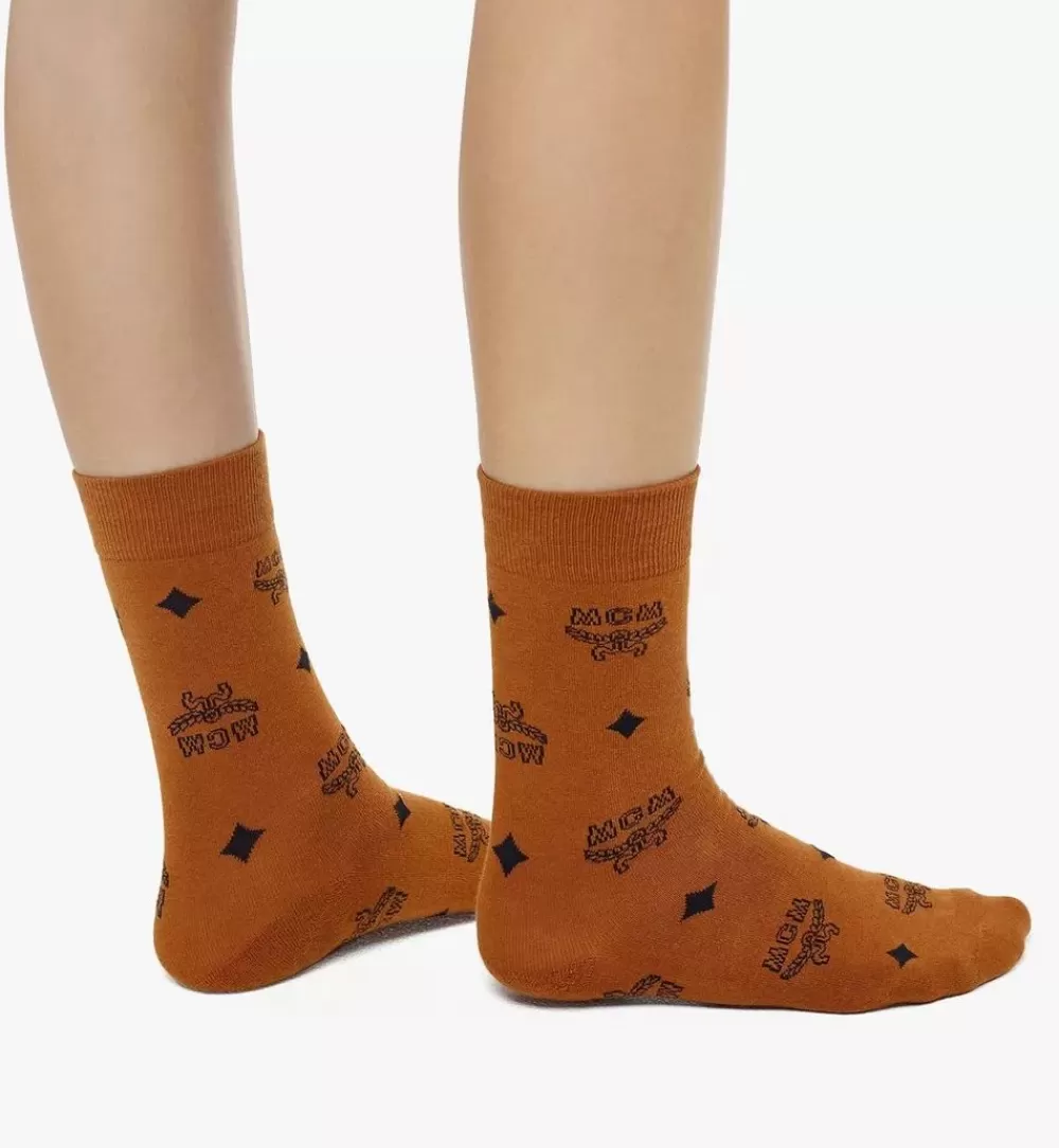 MCM Worldwide Sneakers | Monogram Knit Socks